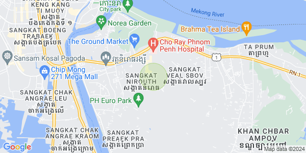 Carte de Nirouth, Chbar Ampov, Phnom Penh