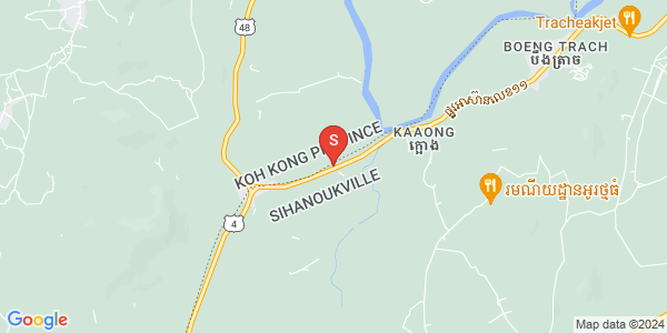 Kampong Seila县, 西哈努克城地图