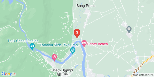 Map of Stueng Kaev, Tuek Chhou, Kampot