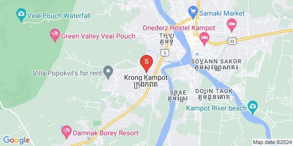 Mapa: Andoung Khmer, Kampot