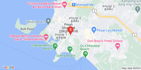 Mapa: Sangkat Buon, Sihanoukville