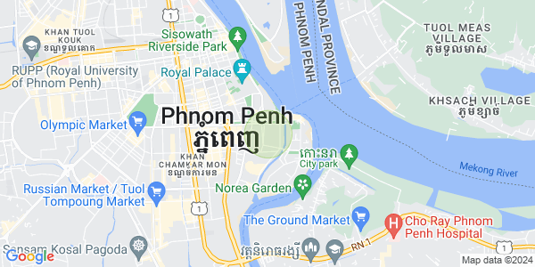 ផែនទី ទន្លេបាសាក់, ចំការមន, ភ្នំពេញ