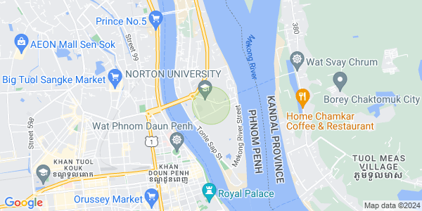 Mapa: Chroy Changvar, Phnom Penh