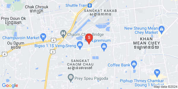 Mapa: Chaom Chau 3, Por Sen Chey, Phnom Penh