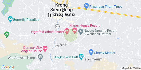 Map of Sala Kamraeuk, Siem Reap