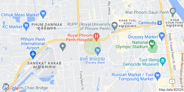 แผนที่ ตึกทลา, แซนสก, พนมเปญ
