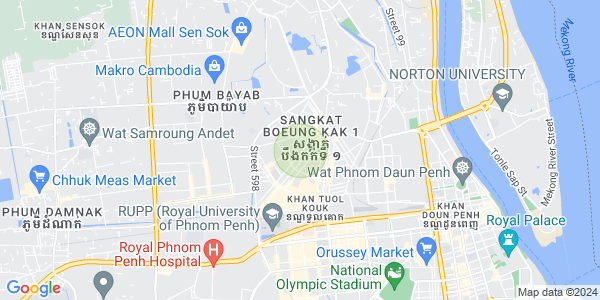 ផែនទី បឹងកក់១, ទួលគោក, ភ្នំពេញ