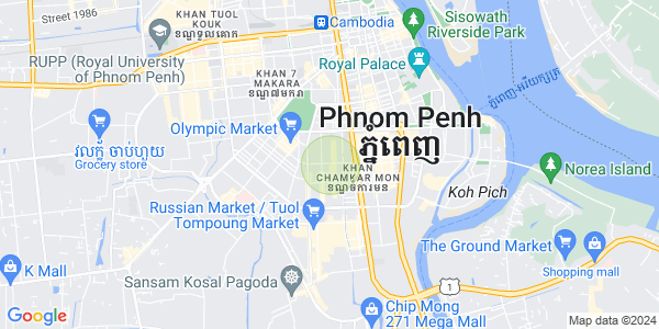 Map of BKK 3, Boeng Keng Kang, Phnom Penh