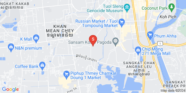 Stueng Mean chey区, 棉芷区, 金边地图