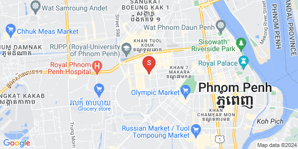 Mapa: Boeung Salang, Toul Kork, Phnom Penh