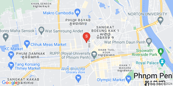 Map of Phnom Penh Thmey, Sen Sok, Phnom Penh
