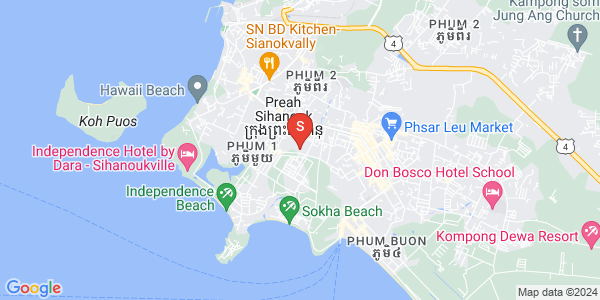 Mapa: Sangkat Buon, Sihanoukville