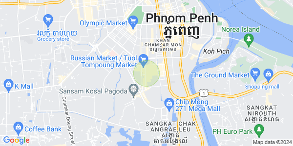 Map of Boeung Trabek, Chamkarmon, Phnom Penh