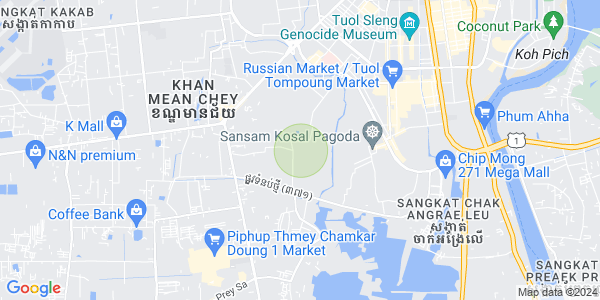 Mapa: Stueng Mean Chey 3, Meanchey, Phnom Penh
