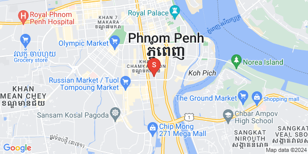 BKK 1, ボンケンコン, プノンペンの地図