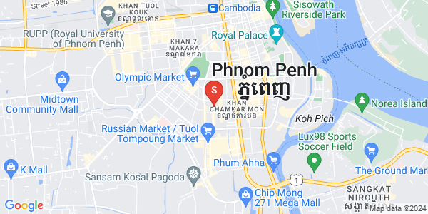 万景岗3分区（BKK3), 波哥堪, 金边地图