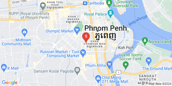 Mapa: BKK 3, Boeng Keng Kang, Phnom Penh