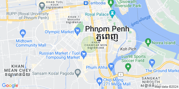 แผนที่ บีเคเค 3, บึงเกงกอง, พนมเปญ