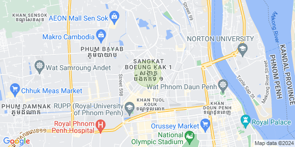 万谷湖1分区, 堆谷区, 金边地图