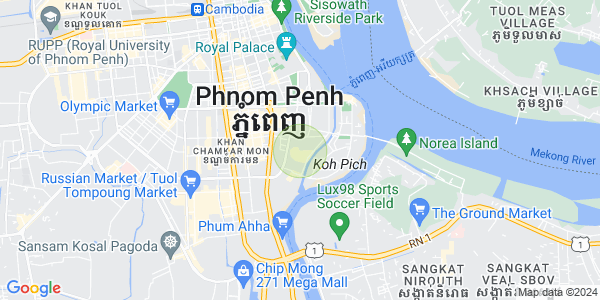 ផែនទី ទន្លេបាសាក់, ចំការមន, ភ្នំពេញ