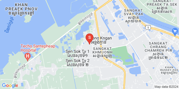 แผนที่ ขมวญ, แซนสก, พนมเปญ