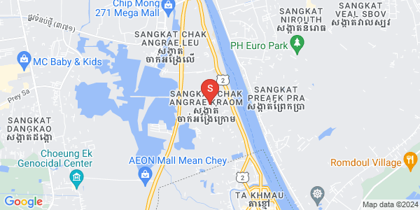 Mapa: 94 ផ្លូវហ៊ុនសែន៦០ម៉ែត្រ, Chak Angrae Kraom, Meanchey, Phnom Penh