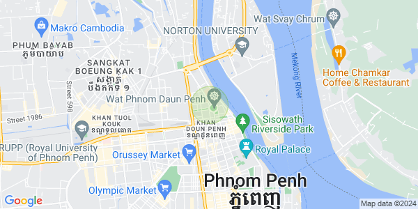 四臂湾分区, 隆边区, 金边地图