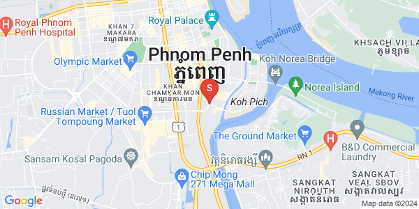 ផែនទី ទន្លេបាសាក់, ចំការមន, ភ្នំពេញ
