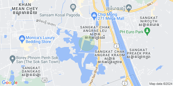 Map of Boeng Reang, Daun Penh, Phnom Penh