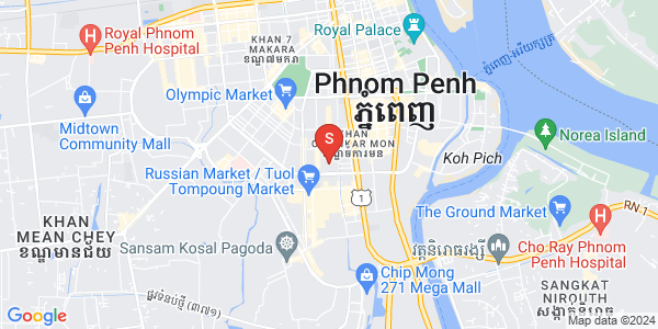 Carte de BKK 3, Boeng Keng Kang, Phnom Penh