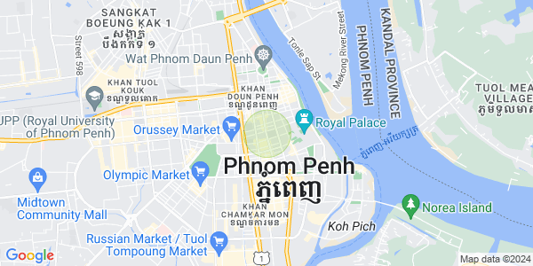 แผนที่ เบิงเรียง, ดวนป็ญ, พนมเปญ