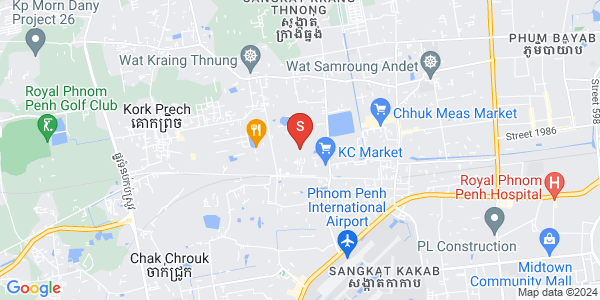 Carte de Krang Thnong, Sen Sok, Phnom Penh