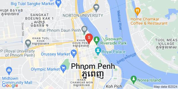 旧街市分区, 隆边区, 金边地图