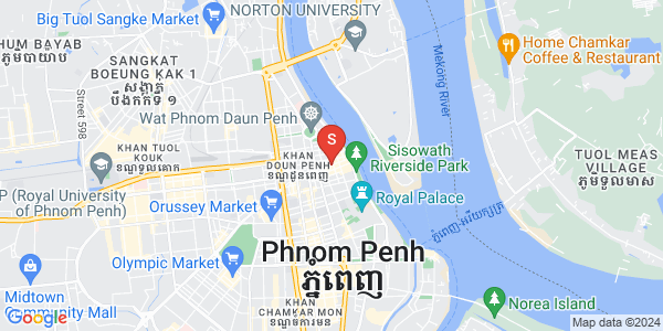 旧街市分区, 隆边区, 金边地图