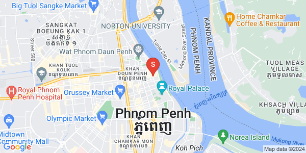 旧街市分区, 隆边区, 金边地图