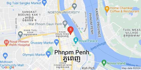 旧街市分区, 隆边区, 金边地图