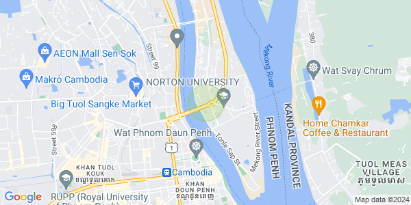 Carte de Preaek Lieb, Chroy Changvar, Phnom Penh