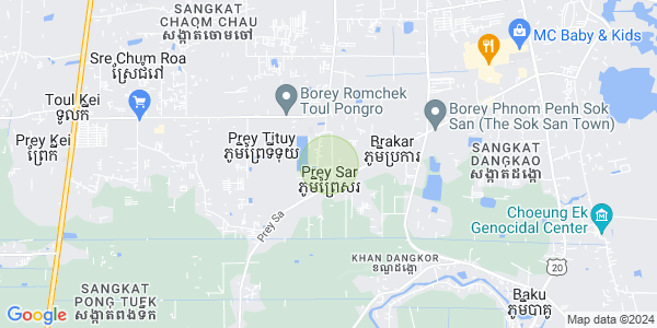 ផែនទី ក្រាំងពង្រ, ដង្កោរ, ភ្នំពេញ