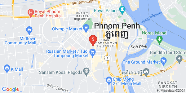 แผนที่ บีเคเค 3, บึงเกงกอง, พนมเปญ