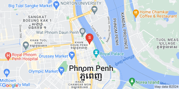 แผนที่ ผสาจ๊ะ, ดวนป็ญ, พนมเปญ