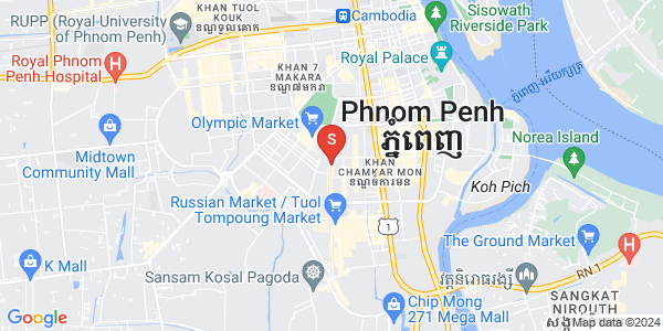 330 330, BKK 3, ボンケンコン, プノンペンの地図