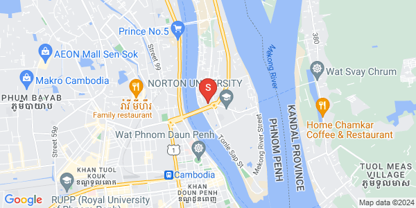 Carte de Chroy Changvar, Phnom Penh
