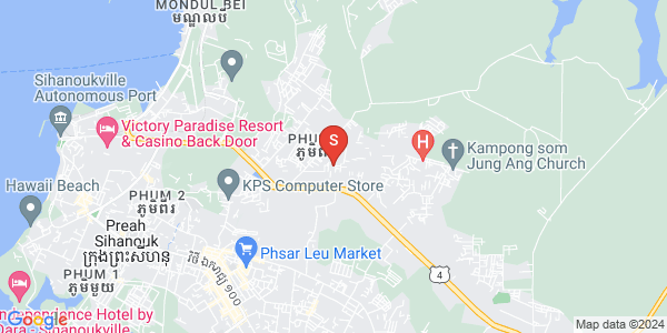 Map of Sangkat Muoy, Sihanoukville
