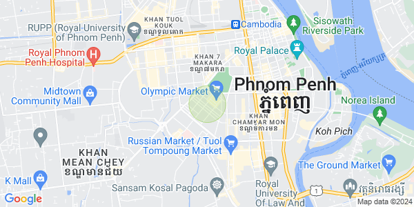 Toul Svay Prey 2镇, 波哥堪, 金边地图