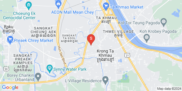Carte de Ta Kdol, Ta Khmau, Kandal