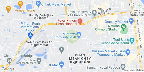 แผนที่ โอวแบกกอาม, แซนสก, พนมเปญ