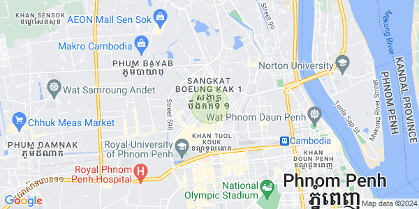 万谷湖1分区, 堆谷区, 金边地图