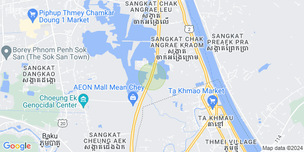 Map of Chak Angrae Kraom, Meanchey, Phnom Penh