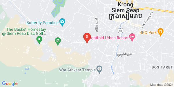 Map of Sangkat Sambuor, Siem Reap