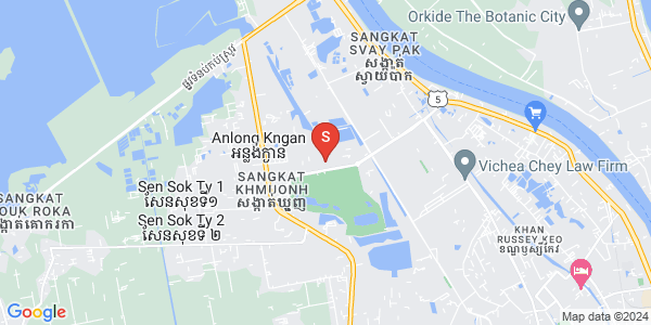 Mapa: Khmuonh, Sen Sok, Phnom Penh